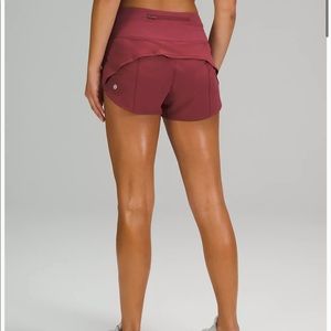 Lululemon Mauve Speed Up High-Rise Lined Short 2.5”